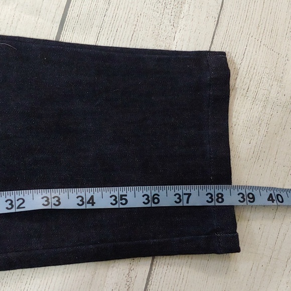 Soft Surroundings Pull-on Dark Blue Denim Jeans Medium - Picture 7 of 8